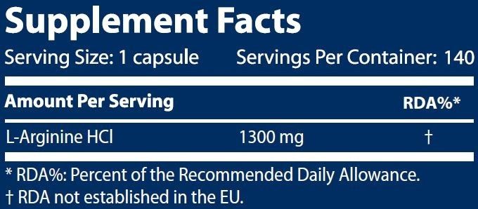Scitec Nutrition Mega Arginine 120 caps