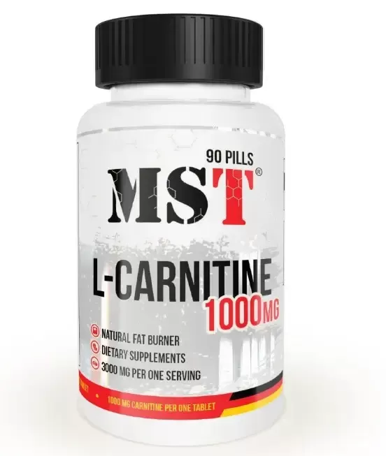 MST L-Carnitine 1000 mg 90 tabl