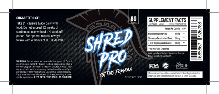 Centurion Labz SHRED-PRO 60 caps
