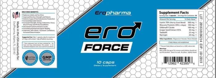 CORE LABS Eropharma EROFORCE 10 caps