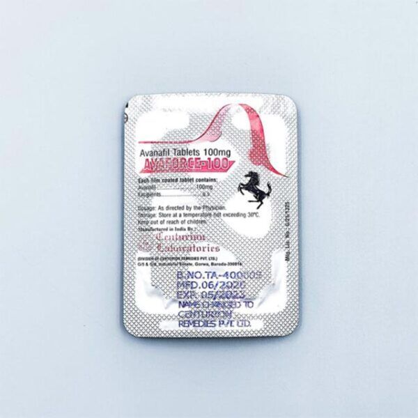 Дженерік Стендра Avaforce 100 mg