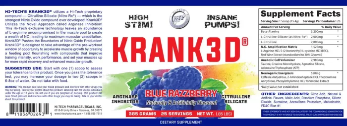 Hi-Tech Pharmaceuticals Krank3d 385 г