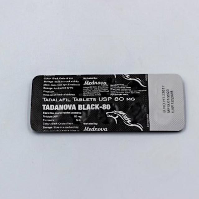 Сіаліс Tadanova Black 80 mg