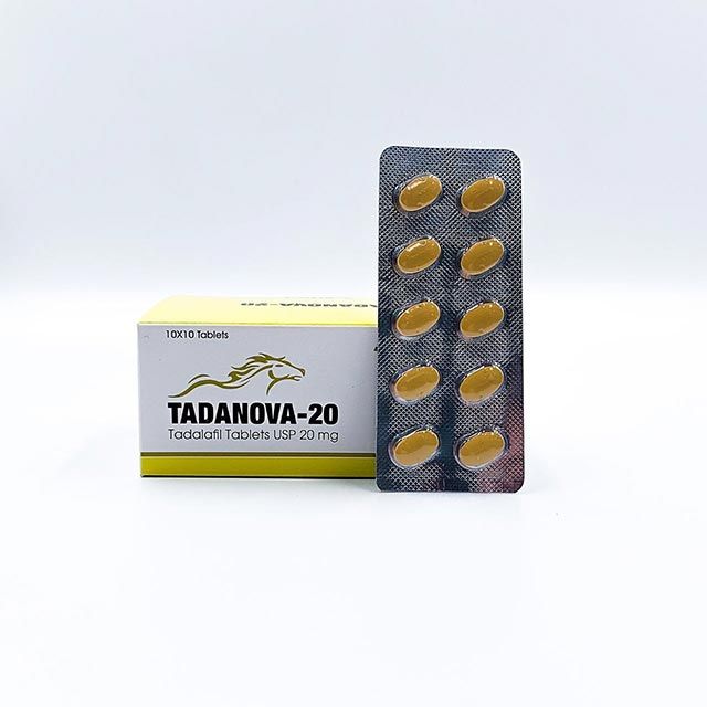 Tadanova 20 mg (тадалафіл)